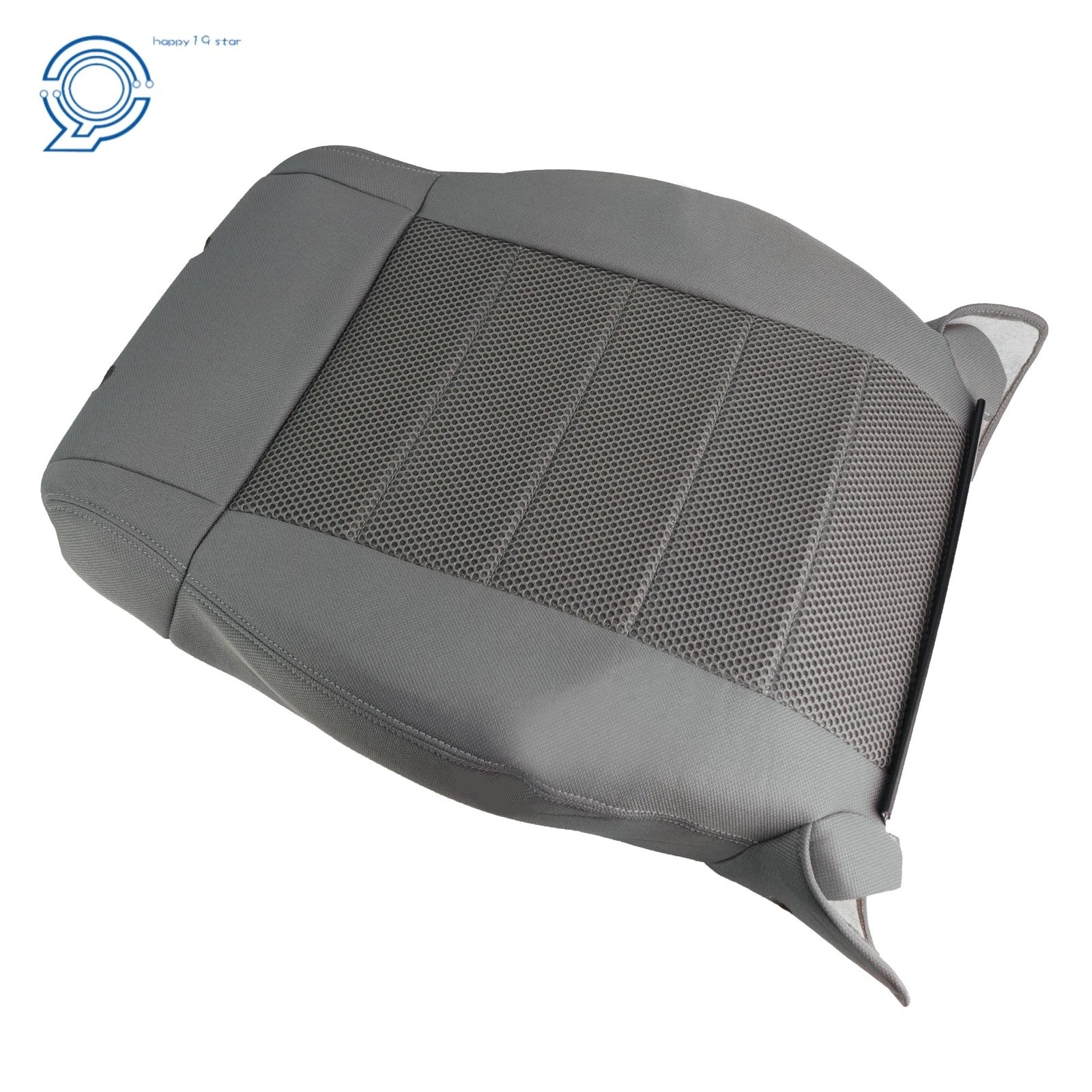 Front Left Driver Back Seat Cover for Jeep Wrangler (2007-2012) Gray Cloth