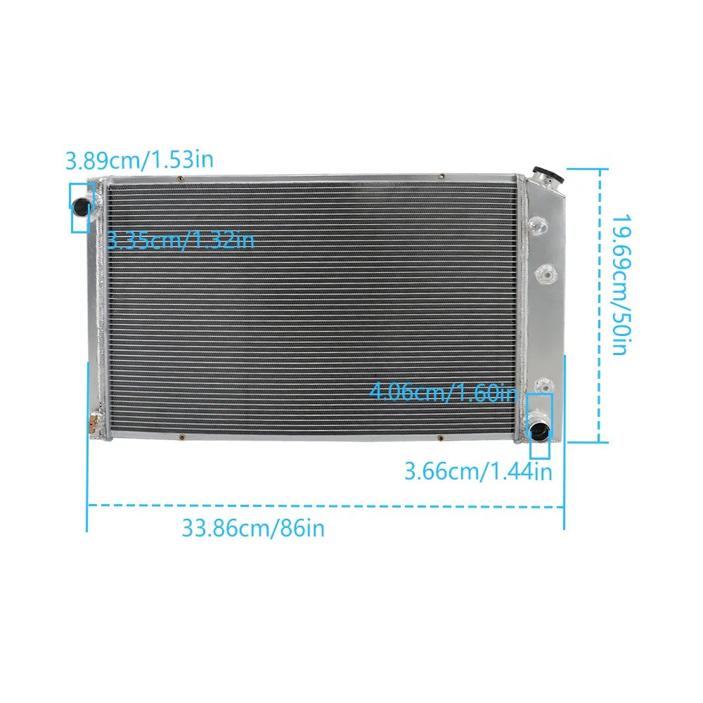 3 Row Aluminum Radiator for Chevy Truck Blazer (1973-1991)