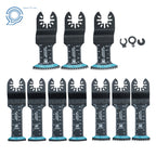 Set of 10 Bi-Metal Oscillating Saw Blades for Various Models