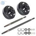 Rear Axle with Brake Hub Drum Assy Kit for EZGO Golf Cart (1982–UP)