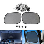 Windshield Sun Shade Umbrella Front Visor L Size Silver for Car