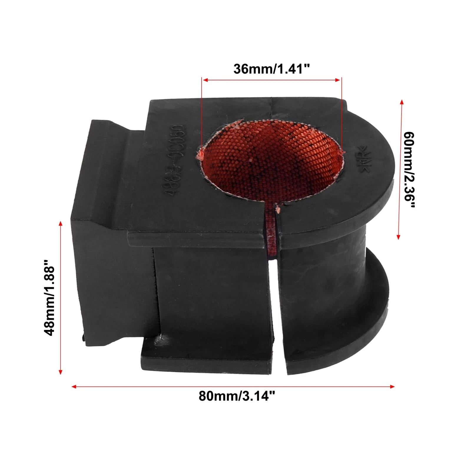 Front Stabilizer Sway Bar Bushing for Toyota Tundra Sequoia (2007–2021) 48815-0C050