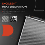 Radiator with Oil Cooler for Mitsubishi Eclipse (1990-1994)