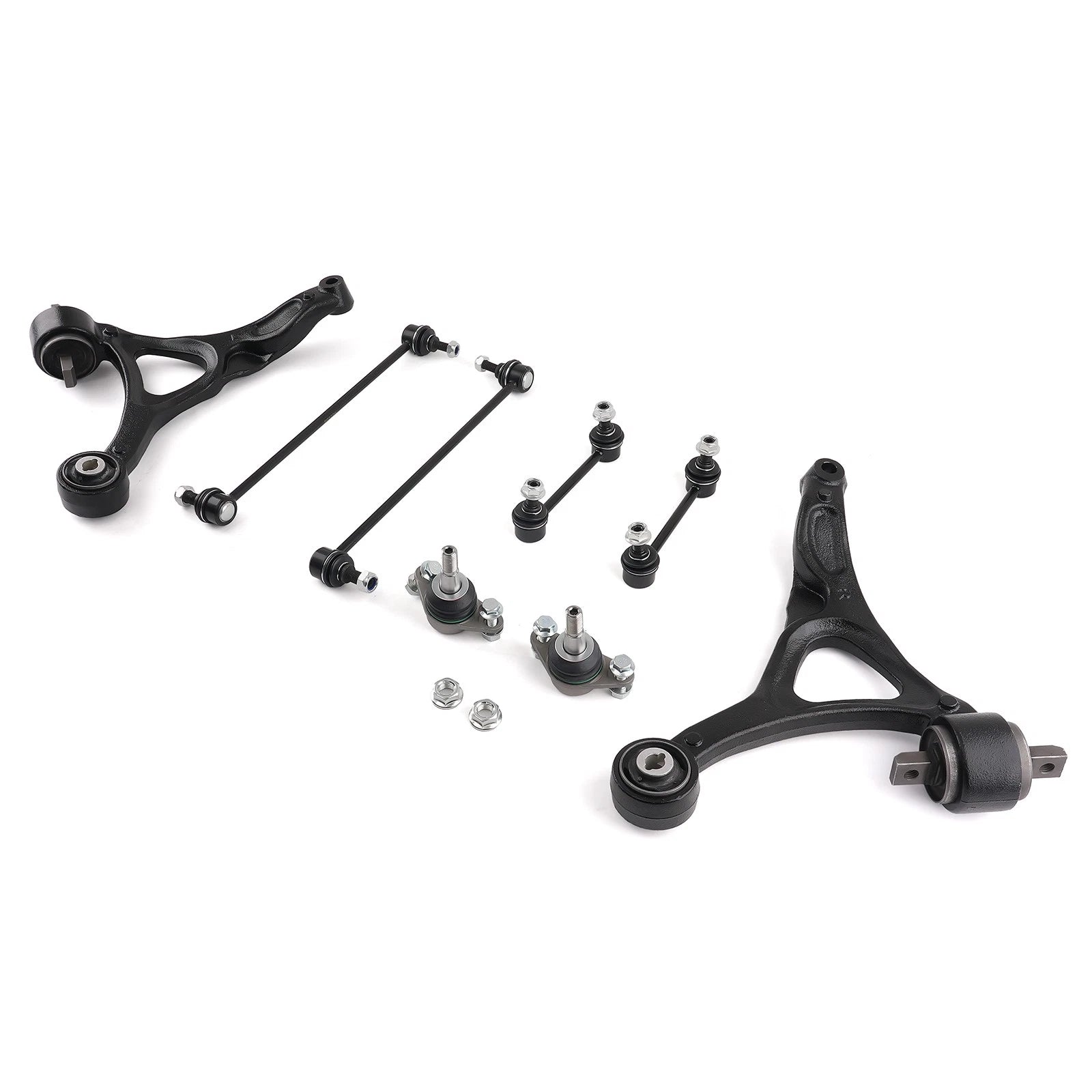 8x Lower Control Arm Ball Joint Sway Bar Link for Volvo XC90 (2003–2014)