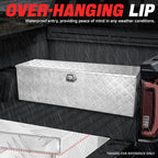Hydraulic Lift Tool Box 47"L X 15"D X 15"H Aluminum Diamond Tread