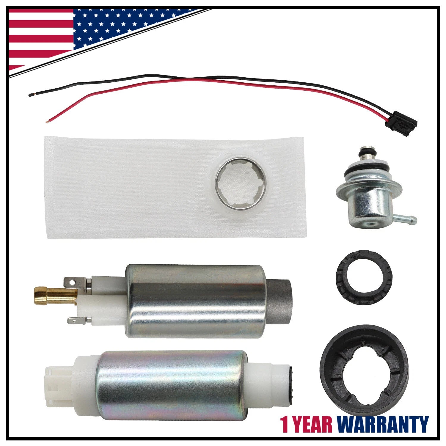 High Low Pressure Fuel Pump & Regulator for Mercury Marine Outboard (880596T55)