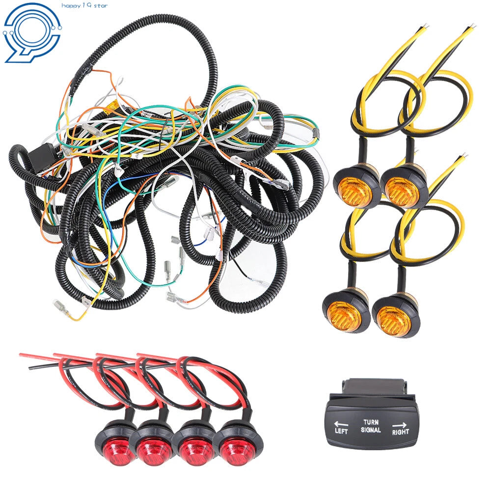 Rocker Switch Turn Signal Kit for Polaris Ranger General RZR (Universal)