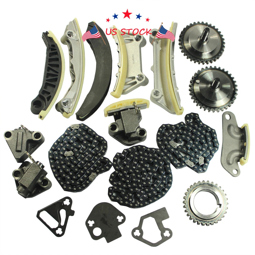 Timing Chain Kit for Buick Cadillac Chevrolet Pontiac Saturn 3.6L 3.0L (2007–2015)