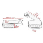 CNC Cut LED Mini Turn Signal Lights for Harley Dyna