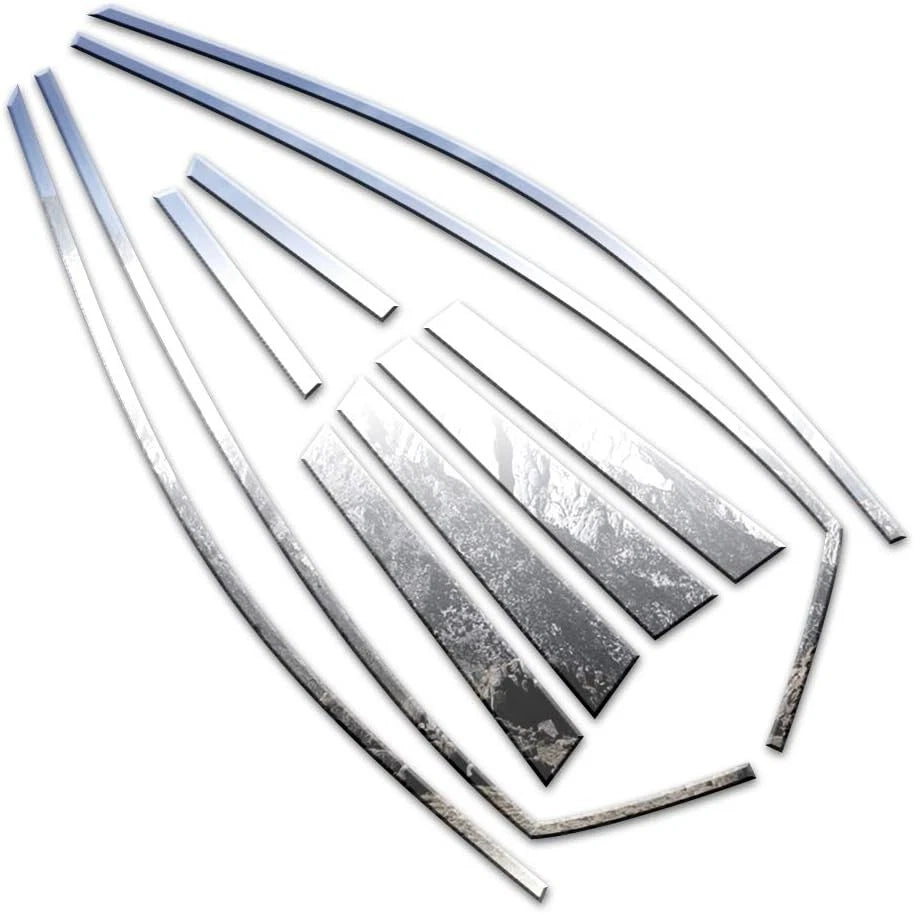 Luxury Chrome Window Package with Posts for Nissan Altima (2002–2006)