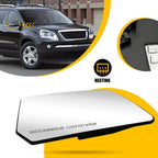 Exterior Mirror Glass w/Backing Plate for Acadia Outlook Traverse (2007–2017)