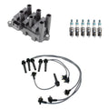 Denso Ignition Coil Wires & 6 Iridium Power Spark Plugs for Mazda MPV (1996–2006)