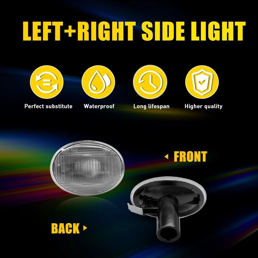 Front Side Marker Light Housing for MINI Cooper R55 R56 R57 R58 R59 (2007–2015)