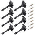 8X Ignition Coil + Spark Plugs For Infiniti QX56 Nissan Armada NV2500 Pathfinder
