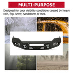 Front Bumper for Dodge Ram 1500 (2013–2023) with LED Lights