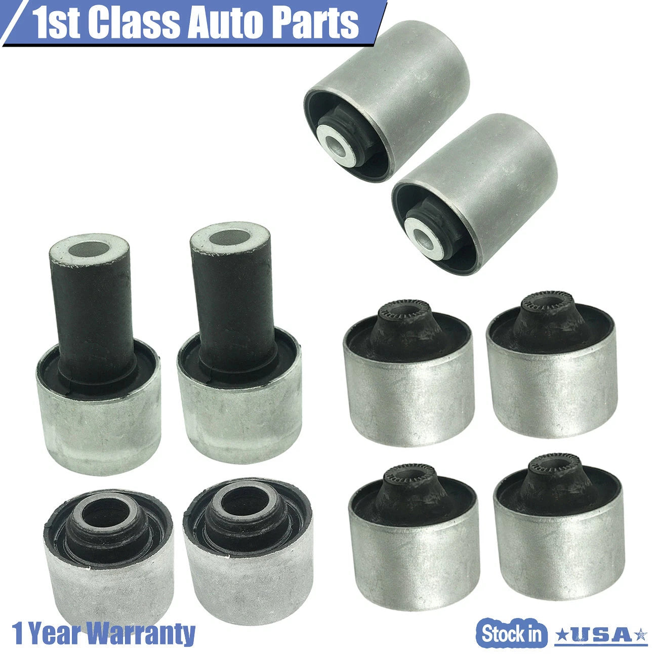 10PCS Control Arm Bushing for Lexus LS460 LS600H (2007–2016)
