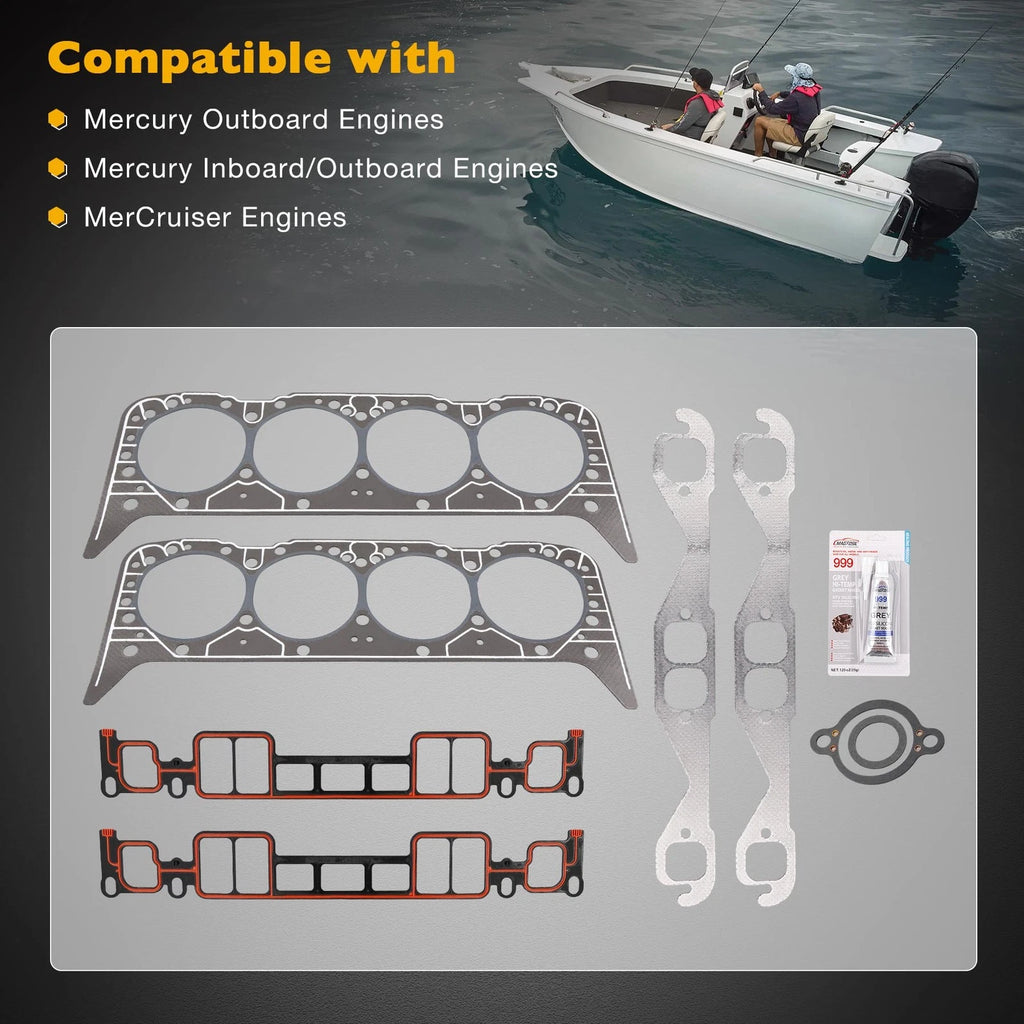 Cylinder Head Gasket Set for Mercruiser 350 CID (Year Range Not Specified)