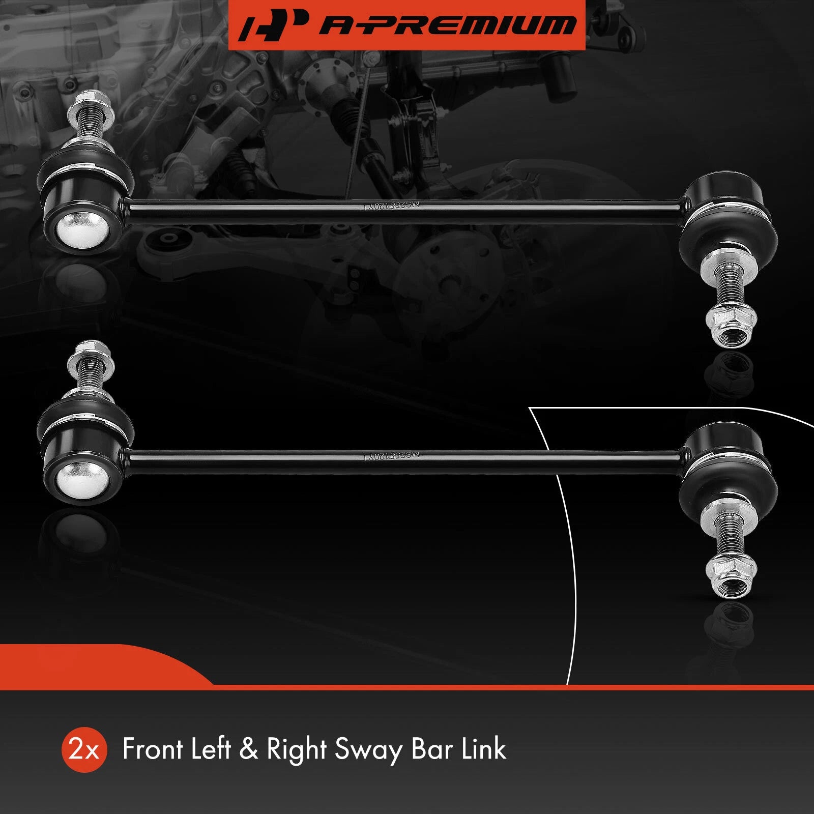 2X Front Side Sway Bar Link for Jeep Cherokee (2019–2023) 4WD AWD