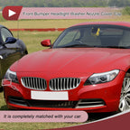 Bumper Headlight Washer Nozzle Cover Cap for BMW Z4 Black (2009-2016)