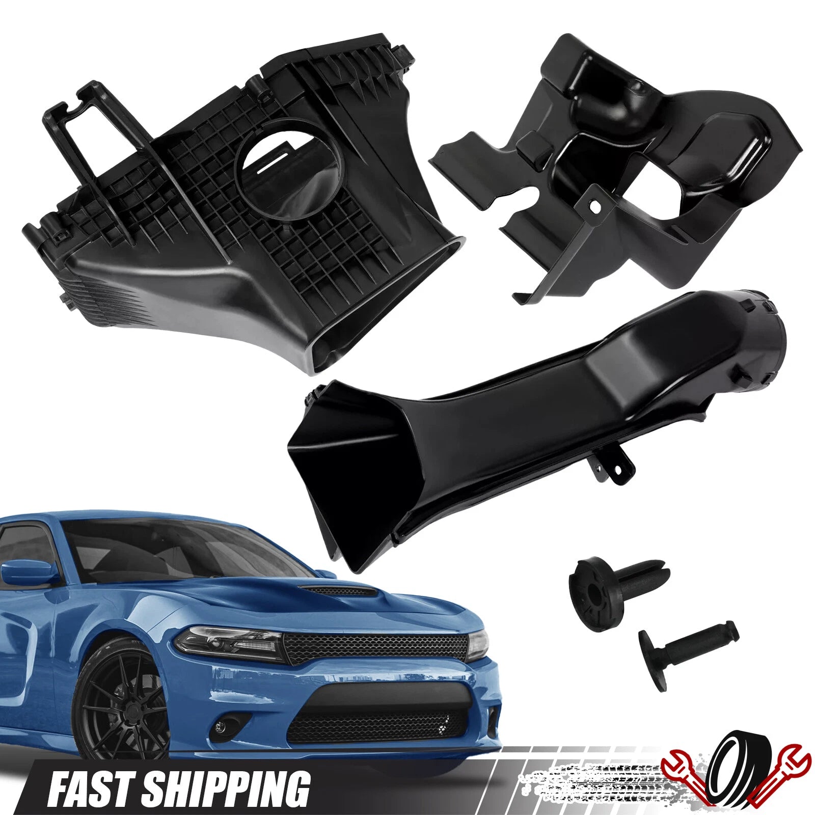 Cold Air Box & Intake Tube for Dodge Charger (2019–2023)