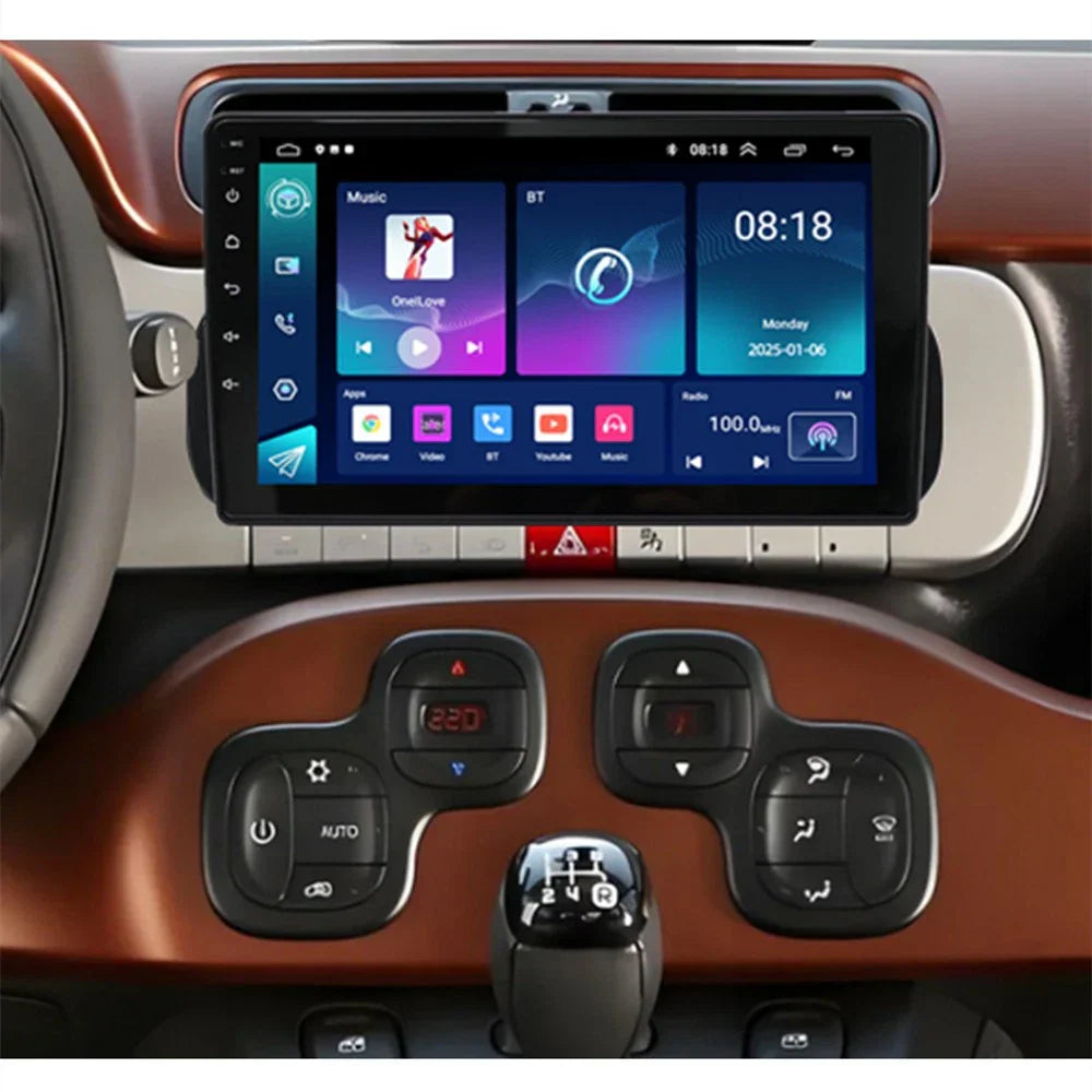 9'' Carplay Stereo Radio GPS for Fiat Panda (2013-2020)