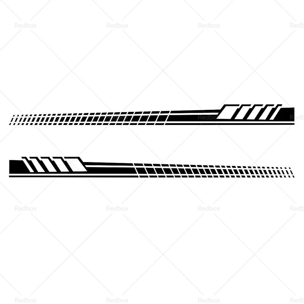 Racing Stripe Graphics Vinyl Decal for