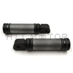 Diamond Black Footpegs for Harley Softail Fat Boy FLFB, Fat Bob FXF (2018–2023)