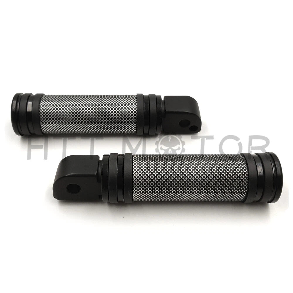 Diamond Black Footpegs for Harley Softail Fat Boy FLFB, Fat Bob FXF (2018–2023)