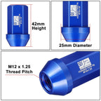 Set of 20 Closed End Lug Nuts M12 X1.25 25mm OD for J2 Engineering