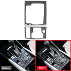 Carbon Fiber Center Control Gear Panel Trim for Mazda 3 Axela (2014–2019)