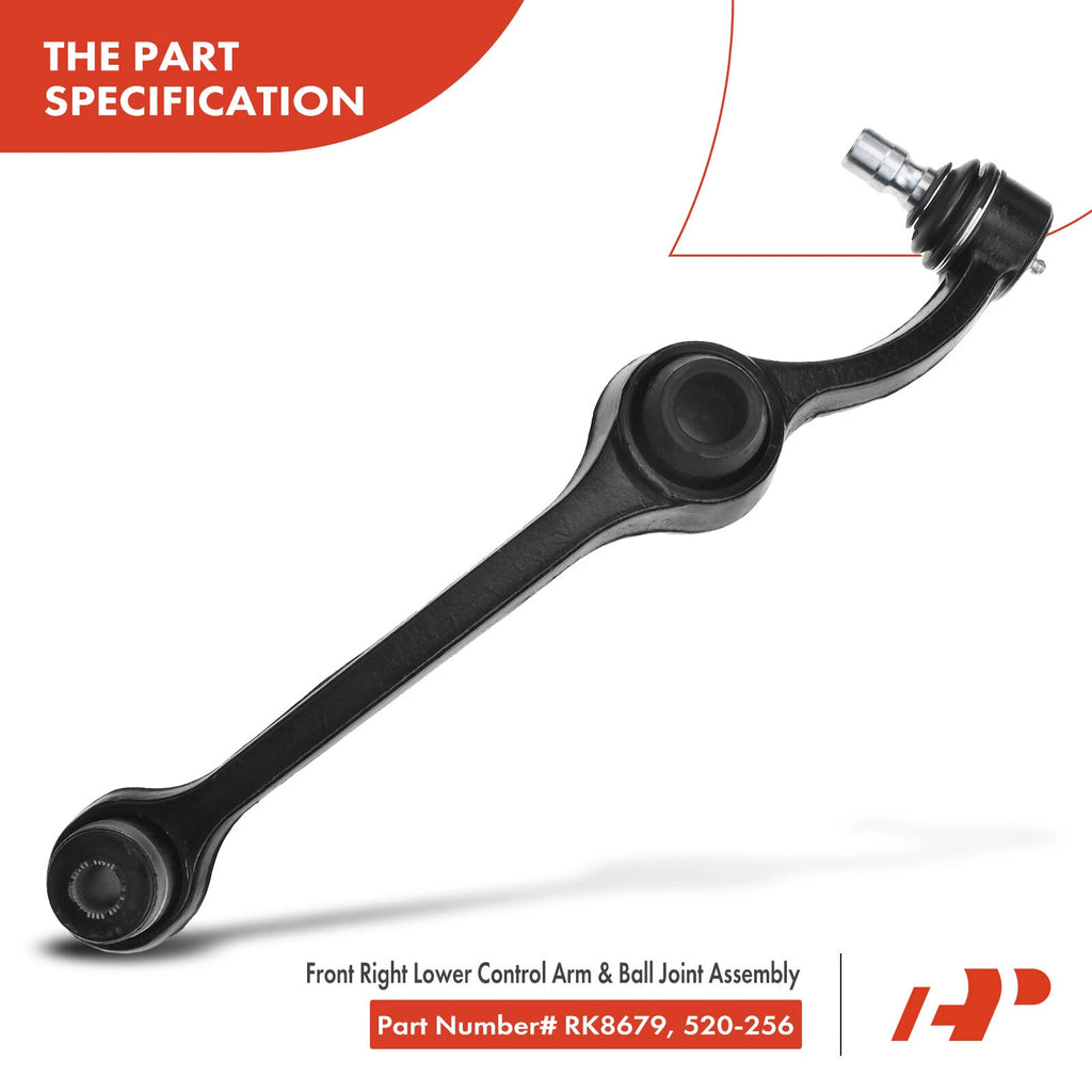 Front Right Lower Control Arm with Ball Joint for Ford Windstar (1995-2003)