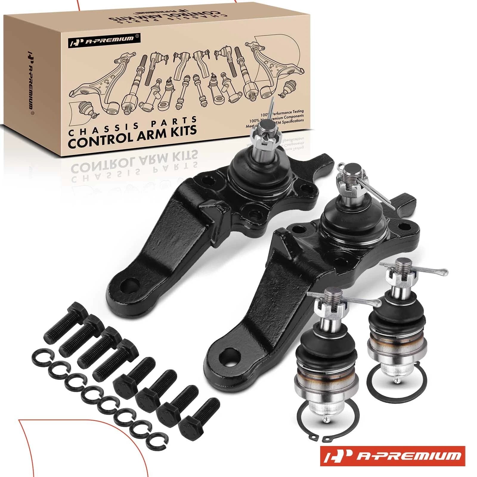 Front Upper & Lower Ball Joint Kit for Toyota 4Runner & Sequoia (1996-2002)