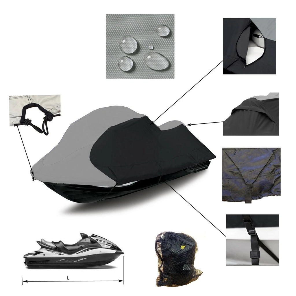 Trailerable Jet Ski Storage Cover for Sea Doo GTI 90 130 170 (2011–2025)