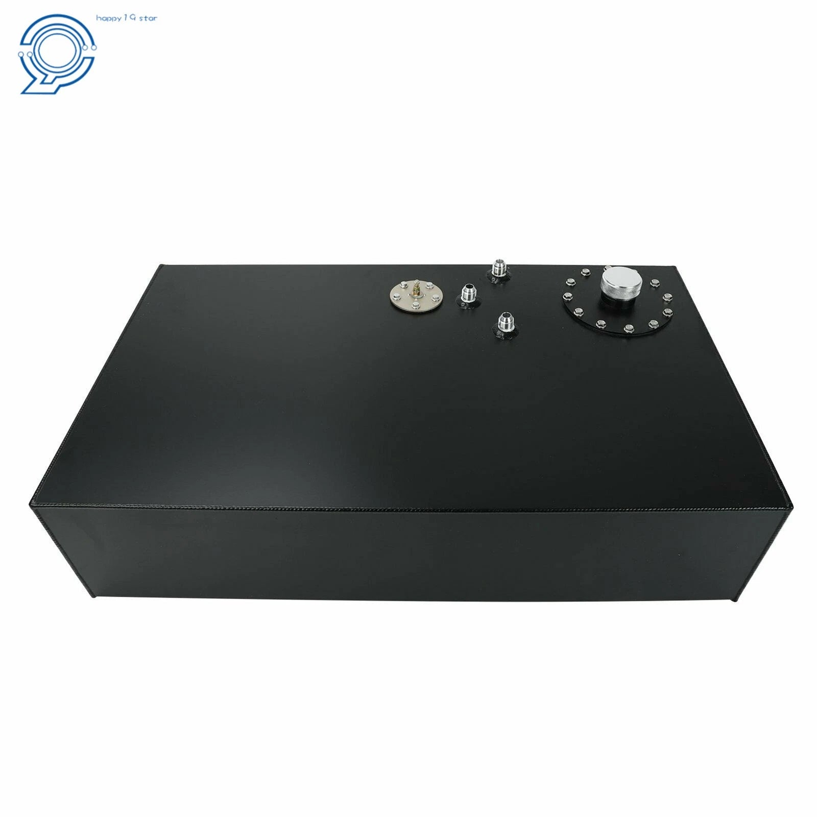 17 Gallon Fuel Cell Gas Tank for Street Rod (Aluminum, Black)