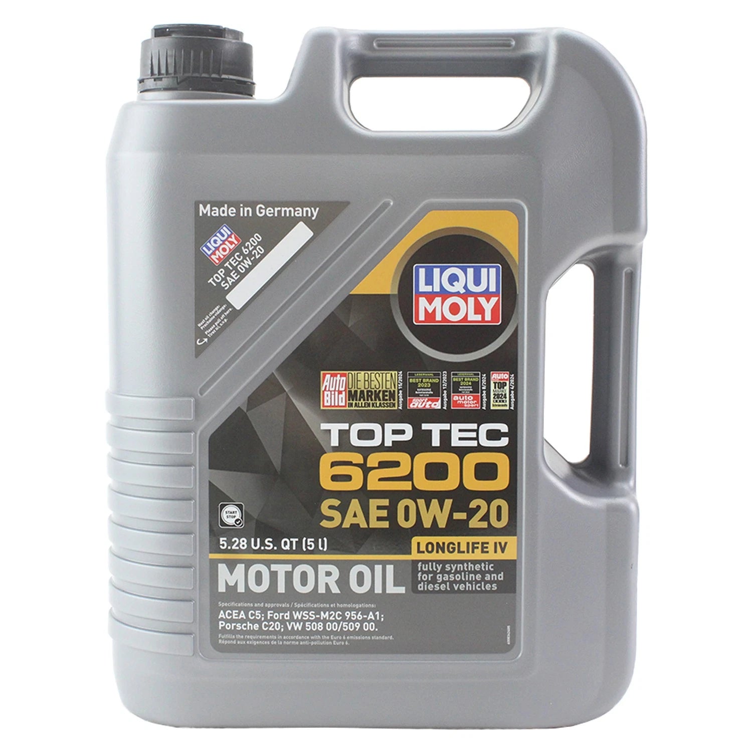 Liqui Moly Top Tec 6200 0W-20 Engine Oil Change Kit for Audi A6 A8 (1998–2023)