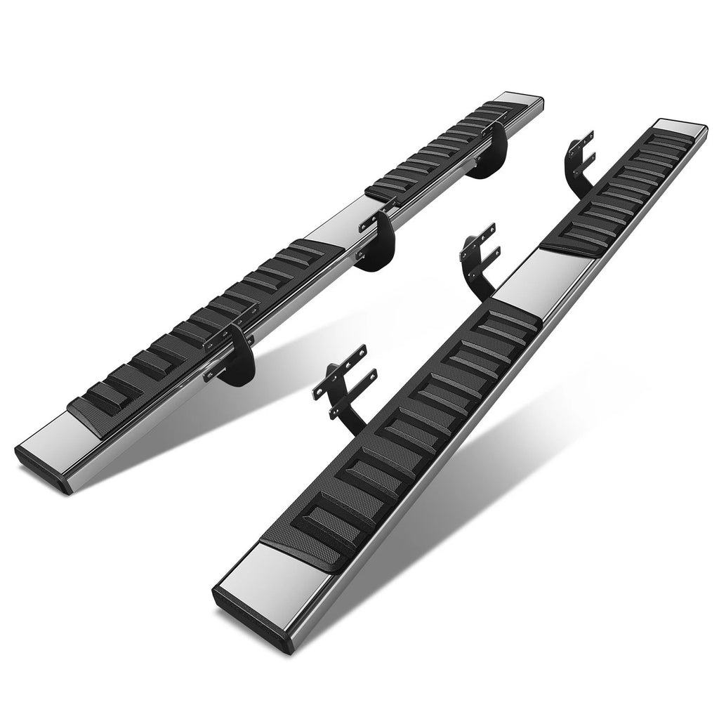 Set of 2 Steel Flat Step Bar Running Boards for Ram 1500 Crew Cab (2019–2023)
