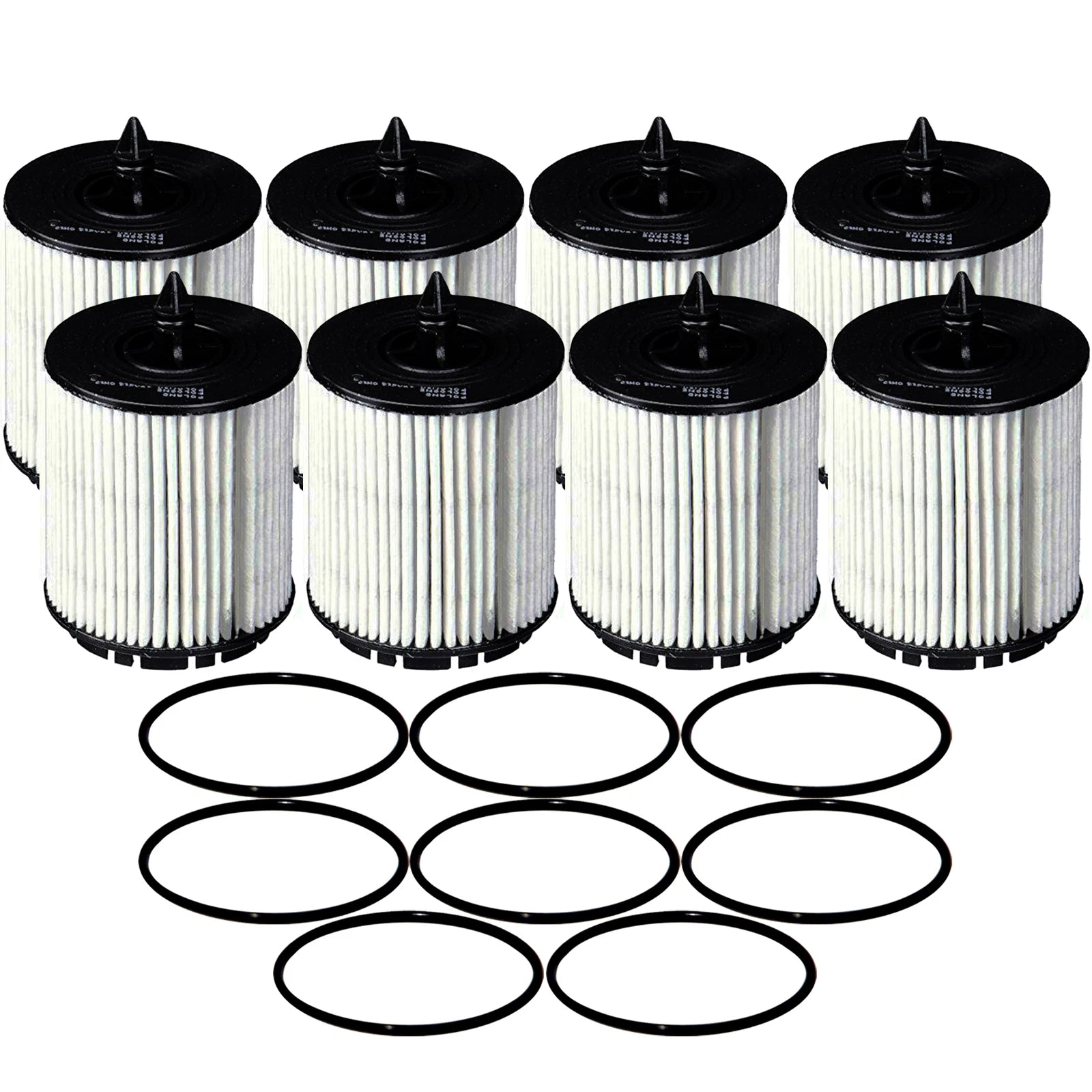 Set of 8 Wix 57082XP Engine Oil Filters for (Metal Free)
