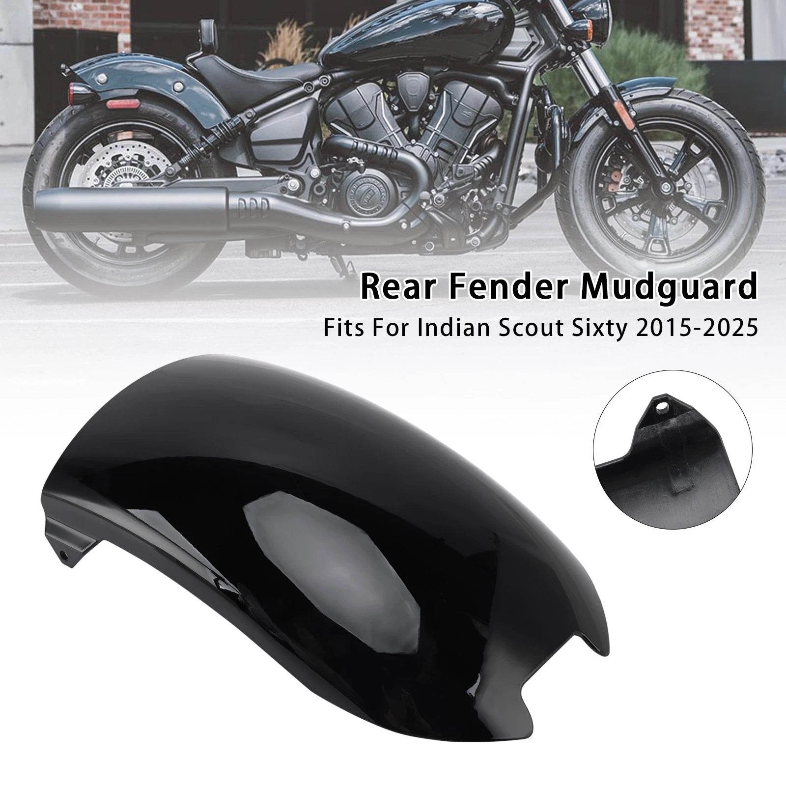 Rear Fender Mudguard Fairing for Indian Scout Sixty (2015–2025)
