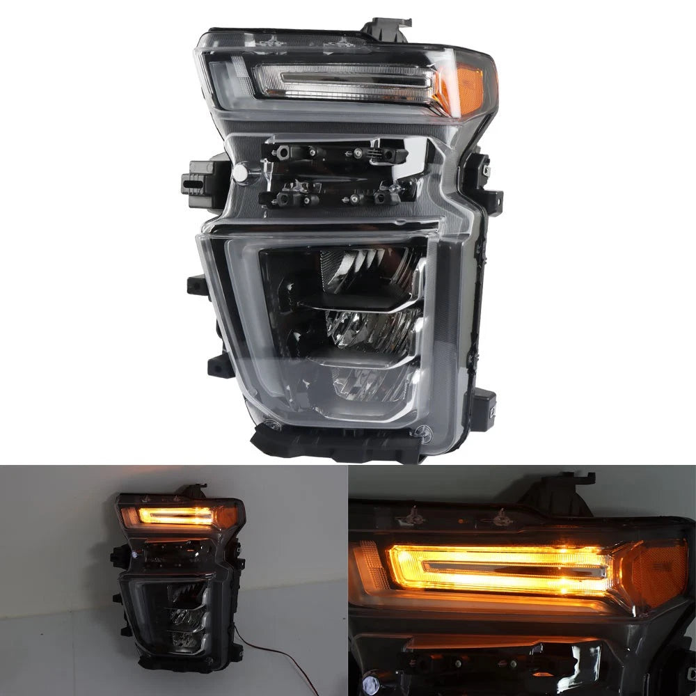 LED Driver Left Side Headlight for Chevy Silverado 2500HD 3500HD (2020â2023)