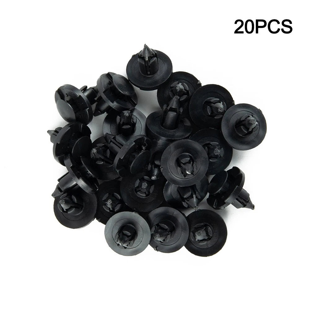 20 Pcs Plastic Rivet Fasteners for Nissan (Mud Flaps, Bumper, Fender)