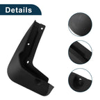 Set of 4 Mud Flaps Splash Guards for Volkswagen C-Trek (2018–2019)