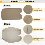 Leather Center Console Lid Armrest Cover for Lexus ES350 (2007–2009) Beige