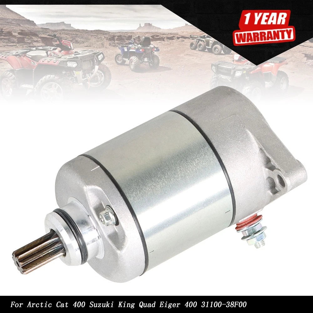 Starter Motor for Arctic Cat 400 Suzuki King Quad Eiger (2000–2008)