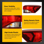 Pair Outer Red Tail Lights for Chevrolet Trailblazer (2021–2025)