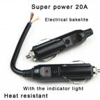 12V Compressor / Power-Plug-Connector Fused for Car/Van Vehicle Motor LED