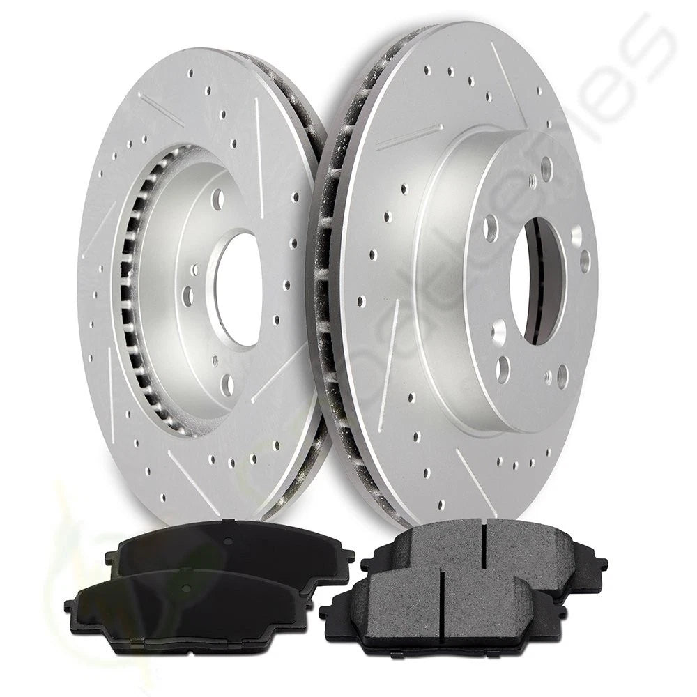 Front Brake Rotors and Ceramic Pads for Acura RSX (2003–2006)