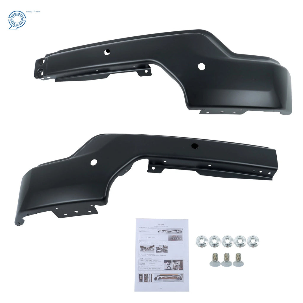Steel Split Front Bumper for GMC Sierra 1500 (2019–2021) with Sensor Holes