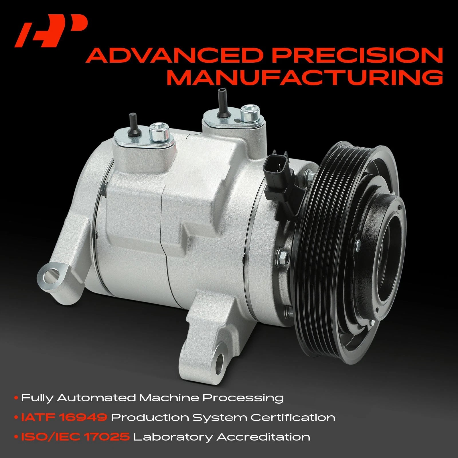 A/C Compressor with Clutch for Jeep Liberty (2009-2012) Dodge Nitro (2009-2011)