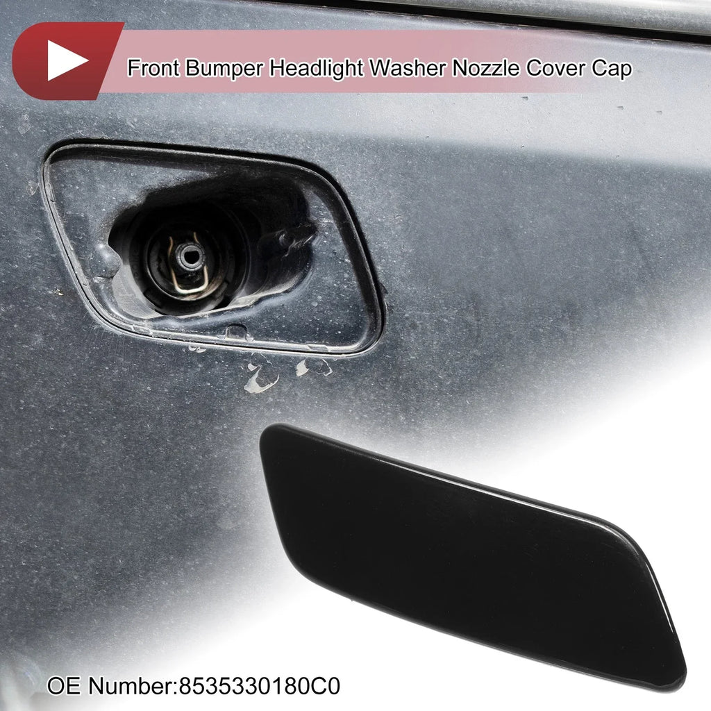 Front Right Washer Nozzle Cover for Lexus GS200t (2016-2019) Black 1 x Pcs