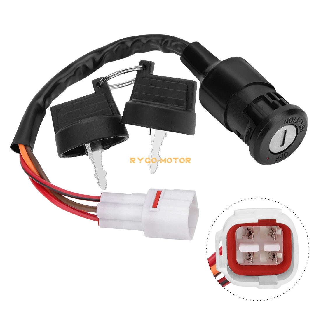 Ignition Key Switch for Yamaha YFM300G Grizzly 300 (2012–2013) 1SC-H2510-00-00